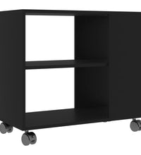 Beistelltisch Schwarz 70x35x55 cm Holzwerkstoff