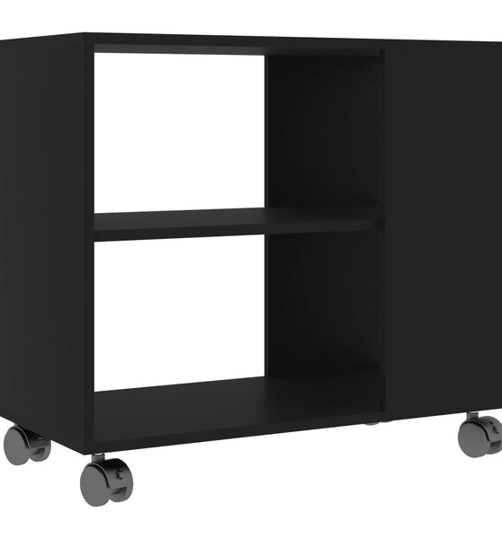 Beistelltisch Schwarz 70x35x55 cm Holzwerkstoff