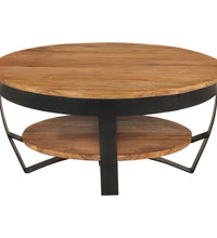 Couchtisch 65x65x32 cm Massivholz Akazie