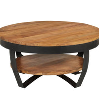 Couchtisch 65x65x32 cm Massivholz Akazie