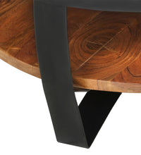 Couchtisch 65x65x32 cm Massivholz Akazie