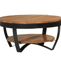 Couchtisch 65x65x32 cm Massivholz Akazie