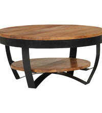 Couchtisch 65x65x32 cm Massivholz Akazie