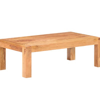 Couchtisch 110x60x35 cm Massivholz mit Honigfarbenem Finish