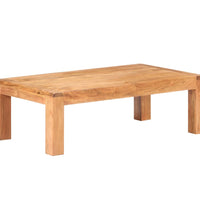 Couchtisch 110x60x35 cm Massivholz mit Honigfarbenem Finish