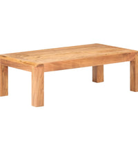 Couchtisch 110x60x35 cm Massivholz mit Honigfarbenem Finish