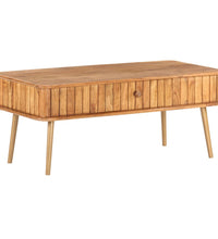 Couchtisch 100x50x40 cm Massivholz Akazie