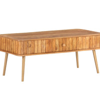 Couchtisch 100x50x40 cm Massivholz Akazie