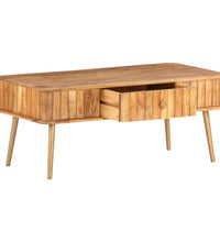 Couchtisch 100x50x40 cm Massivholz Akazie