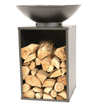 Feuerschale mit Grill ONYX 60 cm mit Abdeckung