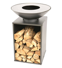 Feuerschale mit Grill ONYX 60 cm mit Abdeckung