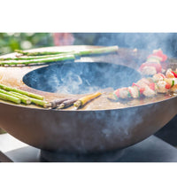 Feuerschale mit Grill ONYX 60 cm mit Abdeckung