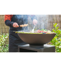 Feuerschale mit Grill ONYX 60 cm mit Abdeckung