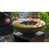 Feuerschale mit Grill ONYX 60 cm mit Abdeckung