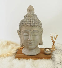 ProGarden Buddha-Kopf Dekoration 23x22x45 cm