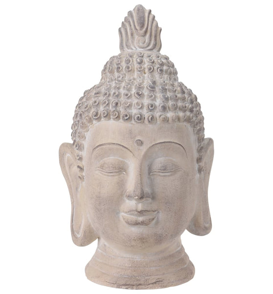 ProGarden Buddha Kopf Deko 31x29x53,5 cm