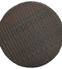 Gartentisch Braun 60,5x106 cm Poly Rattan