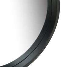Wandspiegel mit Gürtel 40 cm Schwarz