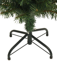 Künstlicher Weihnachtsbaum Schlank mit Ständer Grün 210 cm PVC