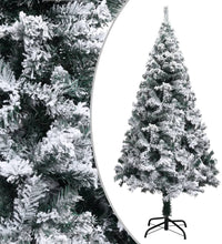 Künstlicher Weihnachtsbaum mit Schnee Grün 150 cm PVC