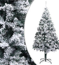 Künstlicher Weihnachtsbaum mit Schnee Grün 240 cm PVC