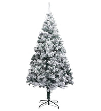 Künstlicher Weihnachtsbaum mit Schnee Grün 240 cm PVC