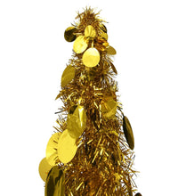 Künstlicher Pop-Up-Weihnachtsbaum Golden 120 cm PET