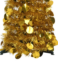 Künstlicher Pop-Up-Weihnachtsbaum Golden 120 cm PET