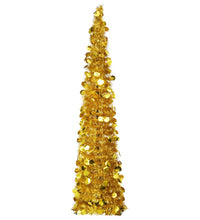 Künstlicher Pop-Up-Weihnachtsbaum Golden 150 cm PET