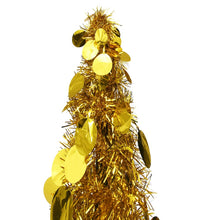 Künstlicher Pop-Up-Weihnachtsbaum Golden 150 cm PET