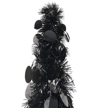 Künstlicher Pop-Up-Weihnachtsbaum Schwarz 120 cm PET