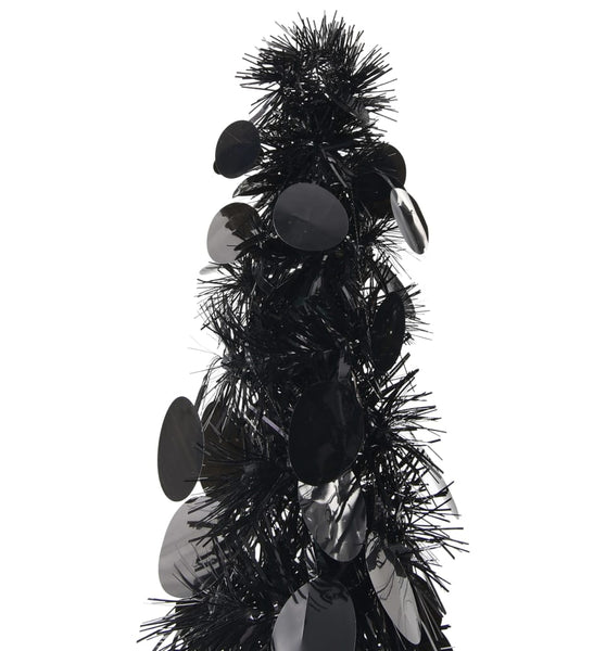 Künstlicher Pop-Up-Weihnachtsbaum Schwarz 120 cm PET