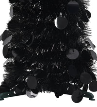 Künstlicher Pop-Up-Weihnachtsbaum Schwarz 120 cm PET