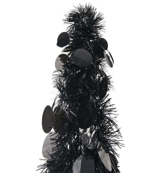 Künstlicher Pop-Up-Weihnachtsbaum Schwarz 180 cm PET