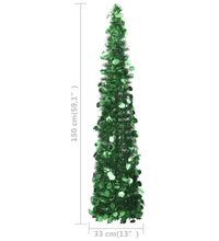 Künstlicher Pop-Up-Weihnachtsbaum Grün 150 cm PET