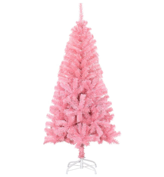 Künstlicher Weihnachtsbaum mit Ständer Rosa 150 cm PVC