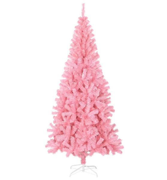 Künstlicher Weihnachtsbaum mit Ständer Rosa 180 cm PVC