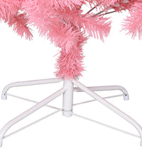 Künstlicher Weihnachtsbaum mit Ständer Rosa 180 cm PVC