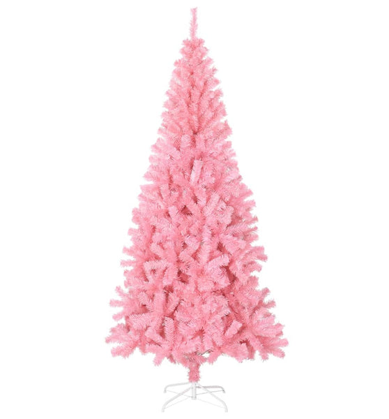 Künstlicher Weihnachtsbaum mit Ständer Rosa 210 cm PVC