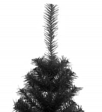 Künstlicher Weihnachtsbaum mit Ständer Schwarz 150 cm PVC