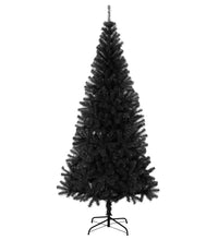 Künstlicher Weihnachtsbaum mit Ständer Schwarz 210 cm PVC