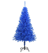 Künstlicher Weihnachtsbaum mit Ständer Blau 150 cm PVC