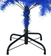 Künstlicher Weihnachtsbaum mit Ständer Blau 150 cm PVC