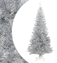 Künstlicher Weihnachtsbaum mit Ständer Silber 210 cm PET