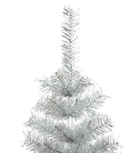 Künstlicher Weihnachtsbaum mit Ständer Silber 210 cm PET