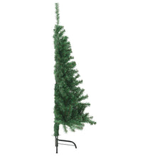 Künstlicher Halb-Weihnachtsbaum mit Ständer Grün 150 cm PVC