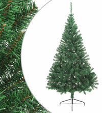 Künstlicher Halb-Weihnachtsbaum mit Ständer Grün 210 cm PVC