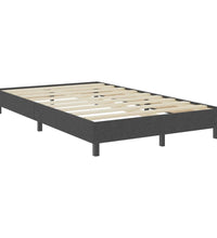 Boxspringbett Dunkelgrau Stoff 120x200 cm