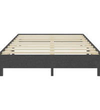 Boxspringbett Dunkelgrau Stoff 120x200 cm