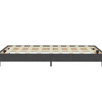 Boxspringbett Dunkelgrau Stoff 120x200 cm